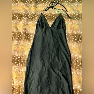 Liz & Sara size Small chain halter-top cocktail dress; bought and tried on once.